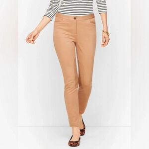 Talbots • Dalton Pants - Faux-Suede Patch Skinny Ankle